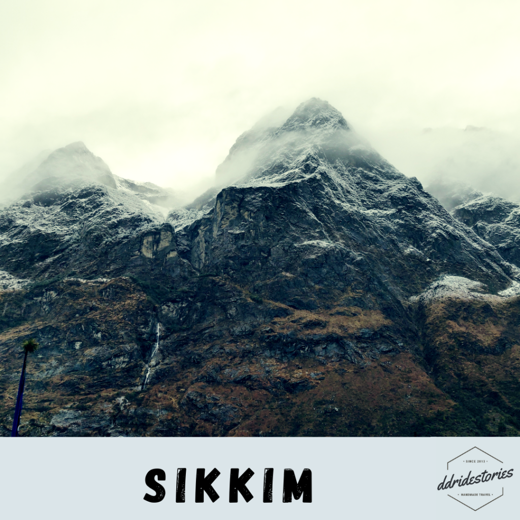 God make Sikkim and man connected it with roads!